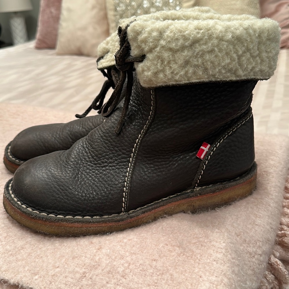 Duckfeet Arhus Chocolate Colored Boots in Size 39